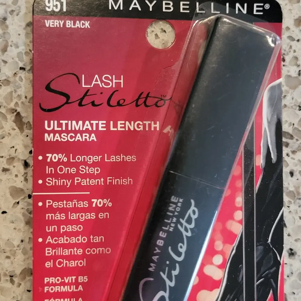 Maybelline Lash Stilleto Ultimate Length Mascara #951 VERY BLACK✨️NEW